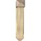 Ekena Millwork Traditional Arts and Crafts Rough Sawn Bracket w/ Offset Brace, Douglas Fir, 8"W x 28"D x 40"H BKT0806X28X40TRA03RDF - alternate 3